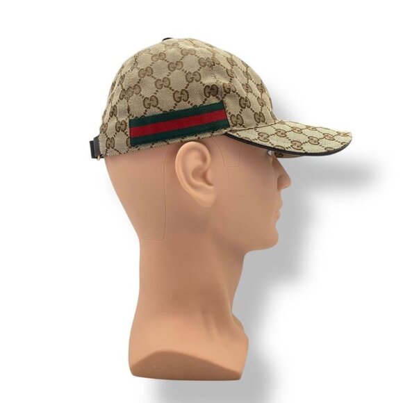 Gucci Cap GG Canvas Brown L